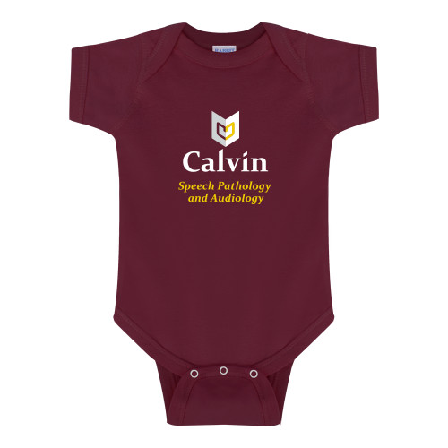  Maroon Infant Onesie - Speech Pathology and Audiology