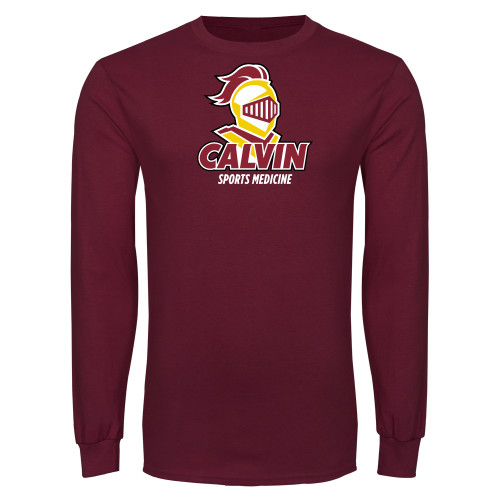 Maroon Long Sleeve T Shirt - Sports Medicine