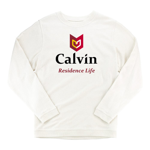  Boxercraft Womens Cream Corded Crew - Residence Life