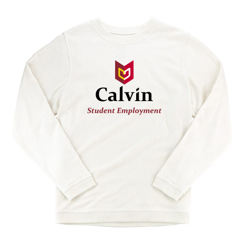  Boxercraft Womens Cream Corded Crew - Student Employment