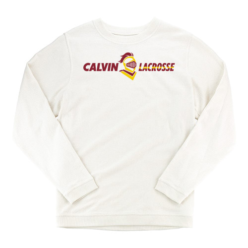  Boxercraft Womens Cream Corded Crew - Lacrosse Horizontal