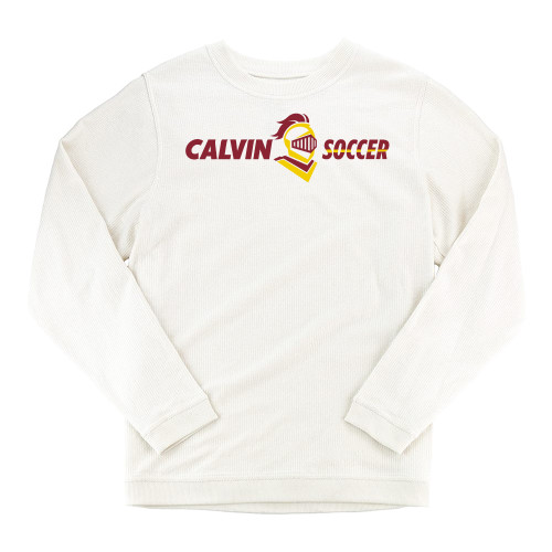  Boxercraft Womens Cream Corded Crew - Soccer Horizontal
