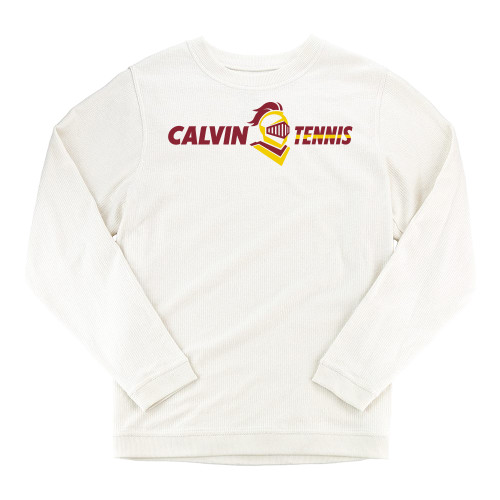  Boxercraft Womens Cream Corded Crew - Tennis Horizontal