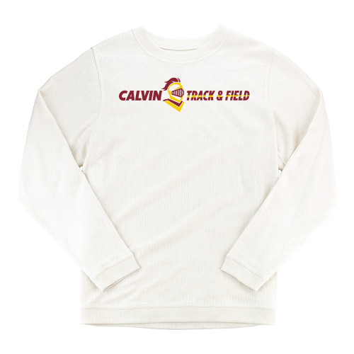  Boxercraft Womens Cream Corded Crew - Track and Field Horizontal