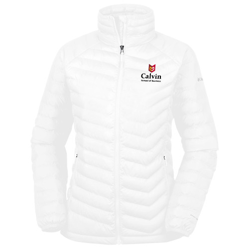  Columbia Womens White Powder Lite Jacket - School of Business