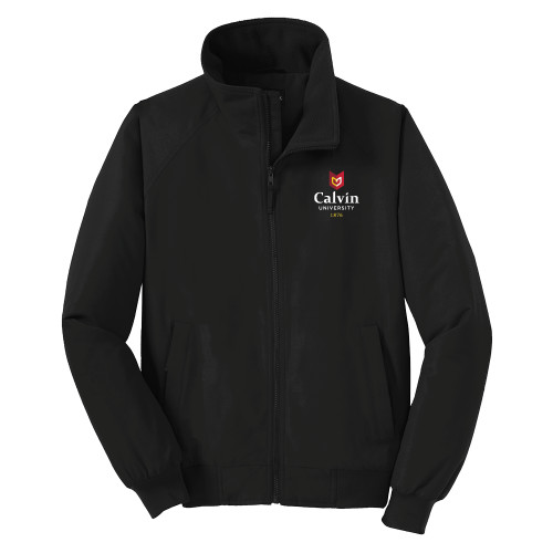  Black Charger Jacket - University Logo 1876 Vertical