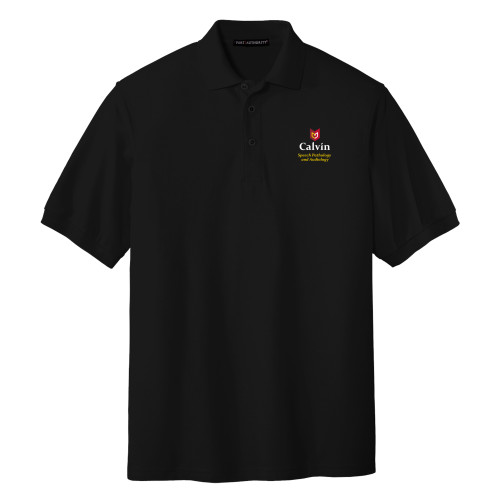  Black Silk Touch Polo - Speech Pathology and Audiology