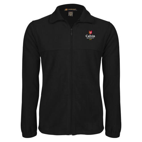  Black Fleece Full Zip Jacket - University Logo 1876 Vertical