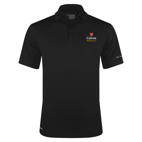  Columbia Black Omni Wick Drive Polo - Health Services