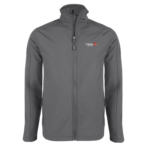  Charcoal Softshell Jacket - University Logo 1876 Horizontal