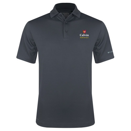  Columbia Charcoal Omni Wick Drive Polo - Health Services