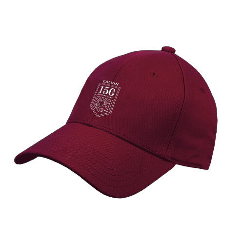  Maroon Structured Adjustable Pro Style Hat - 150th Anniversary Badge