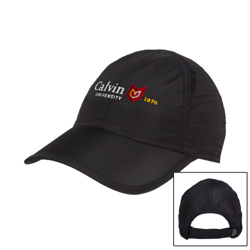  Black Performance Cap - University Logo 1876 Horizontal