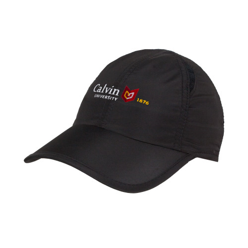  Womens Black Performance Cap - University Logo 1876 Horizontal