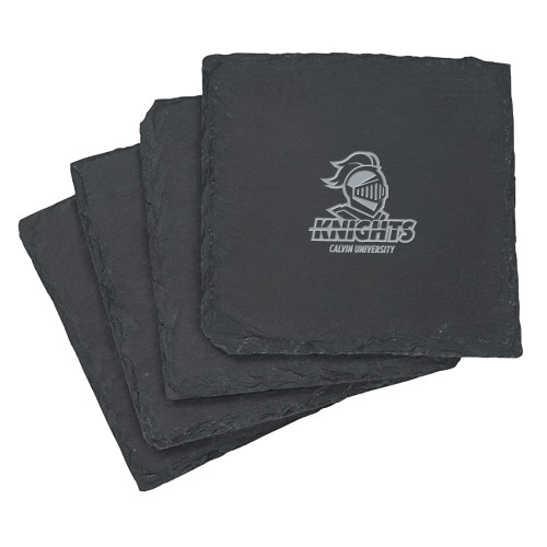  Slate Coaster Set - Knights with University Engraved