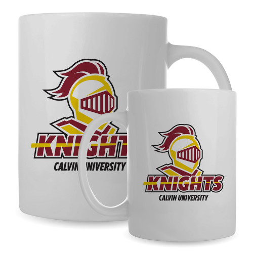  Full Color White Mug 15oz - Knights with University