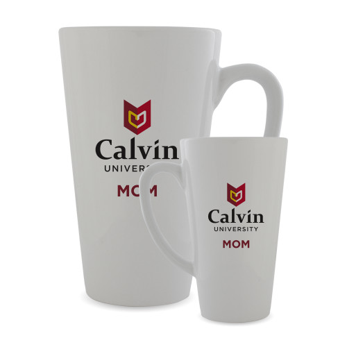  Full Color Latte Mug 17oz - Mom University Logo Vertical