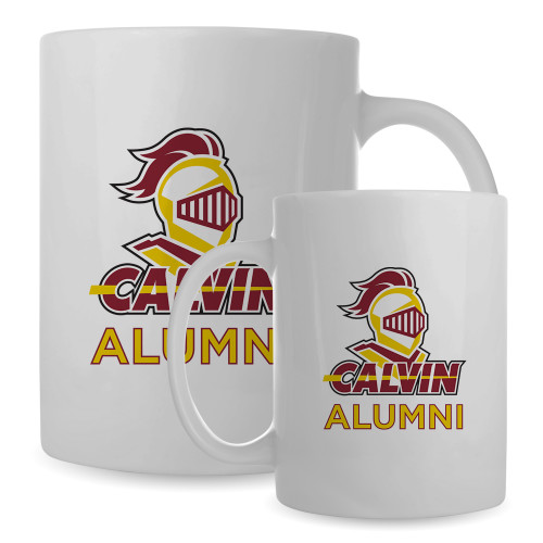  Alumni Full Color White Mug 15oz - Alumni Knight Calvin