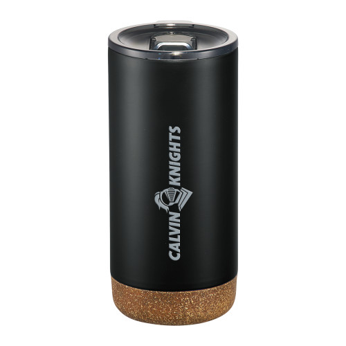  Valhalla Vacuum Insulated Black Tumbler 16oz - Calvin Knights One Line Engraved