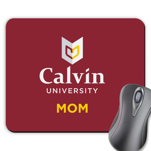  Full Color Mousepad - Mom University Logo Vertical