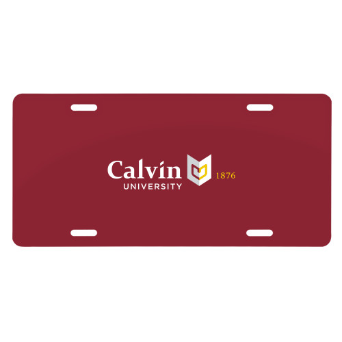  License Plate - University Logo 1876 Horizontal