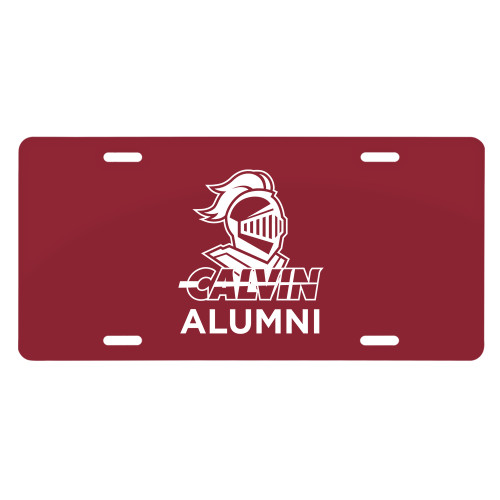  License Plate - Alumni Knight Calvin