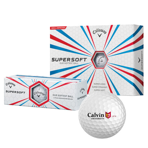  Callaway Supersoft Golf Balls 12/pkg - University Logo 1876 Horizontal
