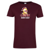 Thumbnail image for  Womens Maroon Short Sleeve Tee