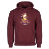 Thumbnail image for  Maroon Fleece Hoodie