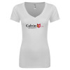 Thumbnail image for  Next Level Womens White Ideal V Tee