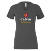 Thumbnail image for  Bella + Canvas Womens Asphalt V Neck Cotton T Shirt
