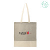 Thumbnail image for  Split Recycled Grey Cotton Twill Convention Tote