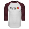 Thumbnail image for  White/Maroon Raglan Baseball T Shirt