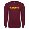 Thumbnail image for  Maroon Long Sleeve T-Shirt