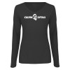 Thumbnail image for  Womens Dark Heather Long Sleeve V Neck Tee 