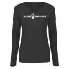 Thumbnail image for  Womens Dark Heather Long Sleeve V Neck Tee 