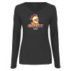 Thumbnail image for  Womens Dark Heather Long Sleeve V Neck Tee 