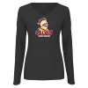 Thumbnail image for  Womens Dark Heather Long Sleeve V Neck Tee 