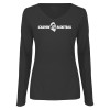 Thumbnail image for  Womens Dark Heather Long Sleeve V Neck Tee 