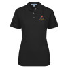 Thumbnail image for  Womens Silk Touch Black Pique Polo