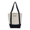 Thumbnail image for  Mini Black Recycled 8oz Cotton Canvas Tote