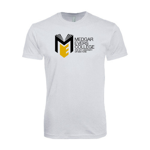 College Next Level White SoftStyle T Shirt-Official Logo