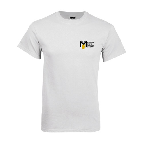 College White T Shirt-Official Logo