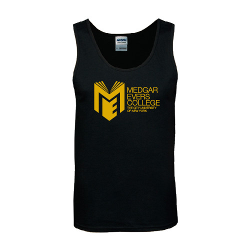 College Black Tank Top-Official Logo