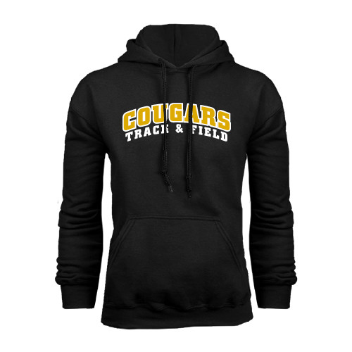 College Black Fleece Hoodie-Track and Field