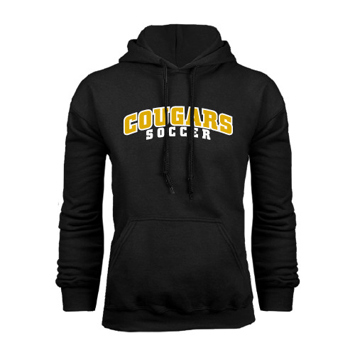 College Black Fleece Hoodie-Soccer