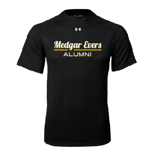 College Under Armour Black Tech Tee-Alumni