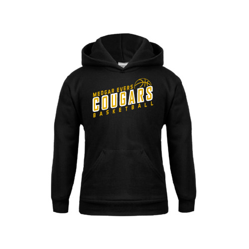 College Youth Black Fleece Hoodie-Basketball Design