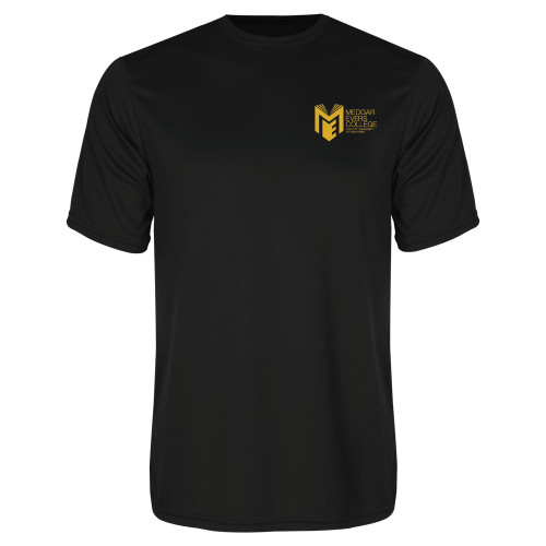 College Black Performance Tee-Official Logo
