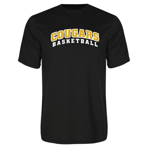 College Black Performance Tee-Basketball